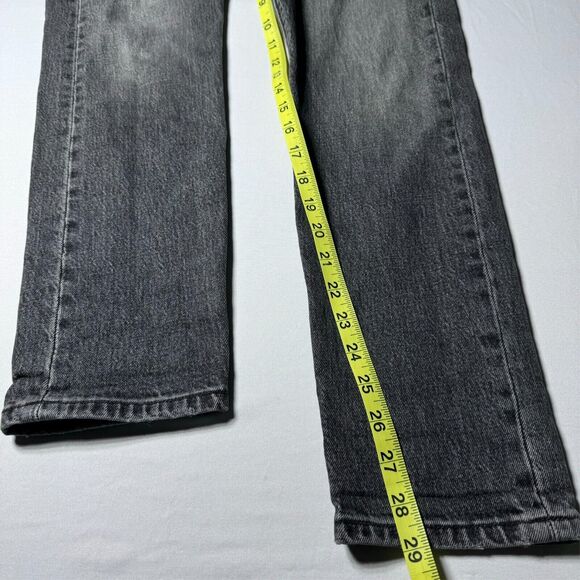 Vintage Levi's 501 S Jeans 27x28 Dark Wash Skinny Black Womens Button Fly - Picture 14 of 16